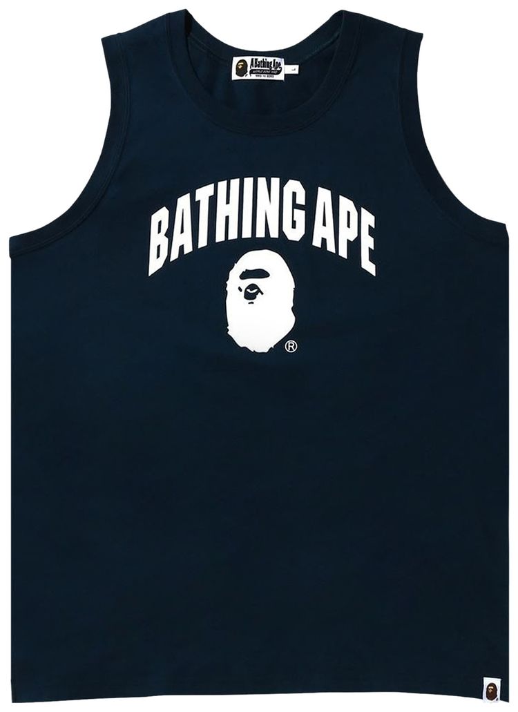 BAPE Bathing Ape Tank Top Navy