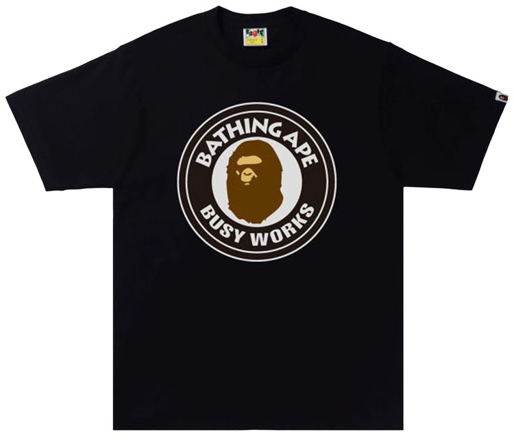 BAPE Busy Works Tee Black