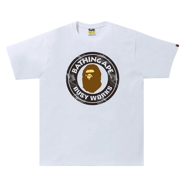 BAPE Busy Works Tee White
