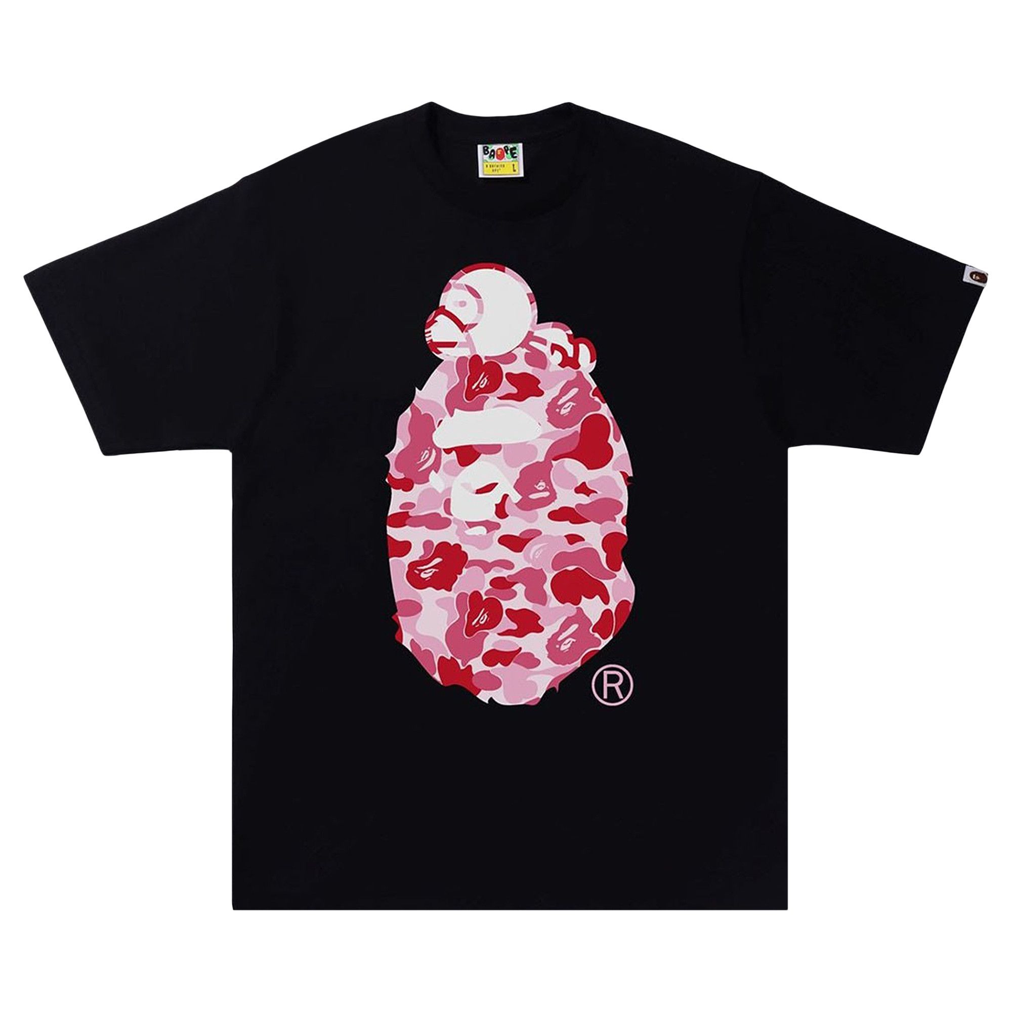 Size xxxl BAPE ABC Camo Milo On Big Ape Tee 'Black/Pink'