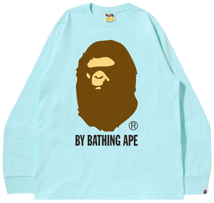 BAPE By Bathing Ape Long Sleeve Tee BlueSax
