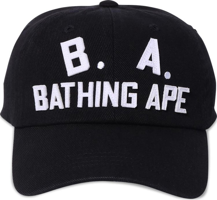 BAPE B.A. Washed Twill Cap 'Black'
