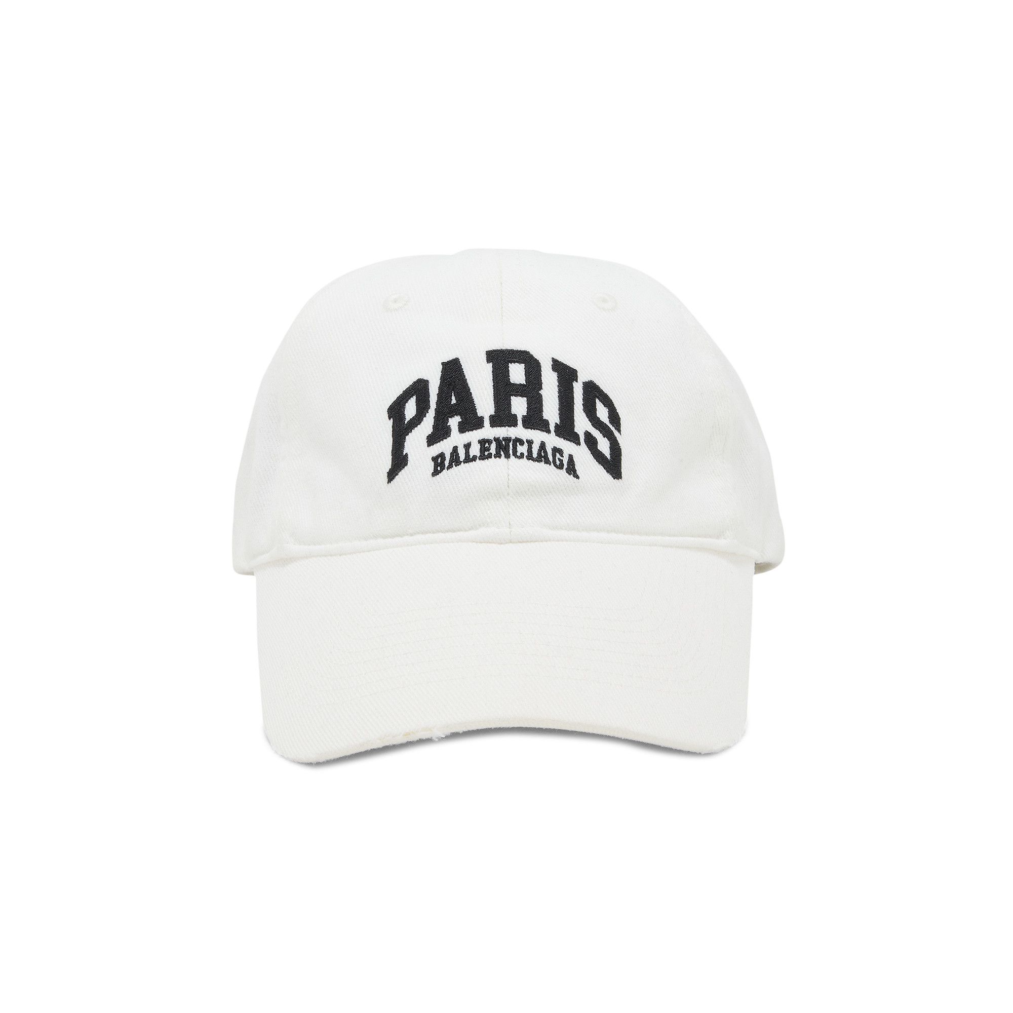 Buy Balenciaga Paris Cap 'White/Black' - 680748 410B2 0906 | GOAT