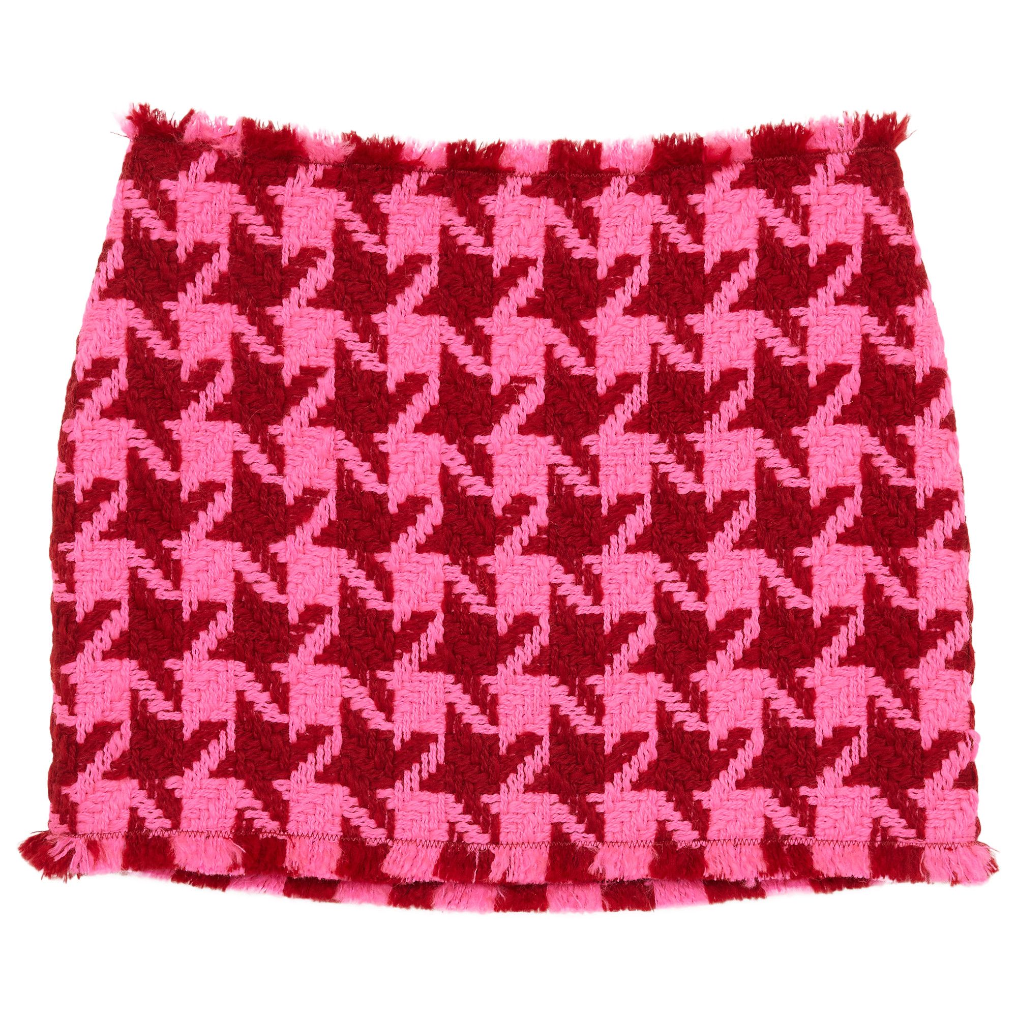 Versace on sale tweed skirt