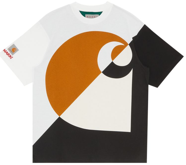 Marni x Carhartt WIP Womens T Shirt Stone Green