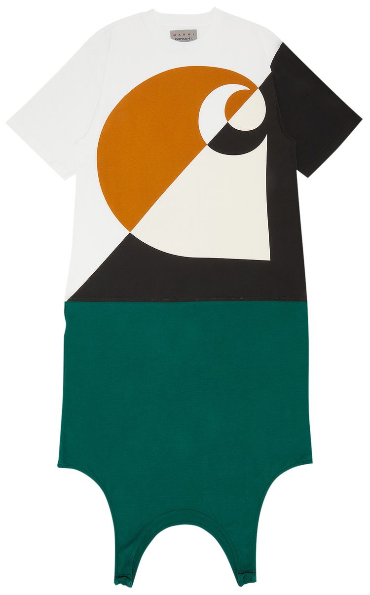 Marni x Carhartt WIP Womens T Shirt Stone Green