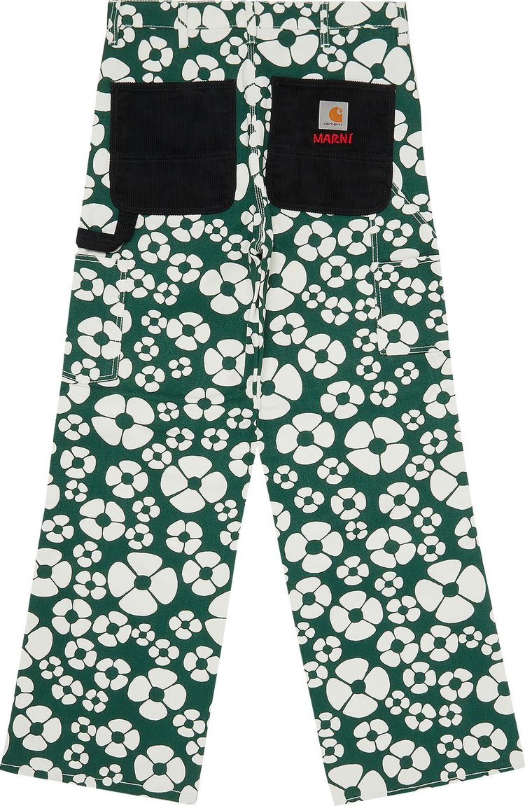 Marni x Carhartt WIP Trousers Forest Green