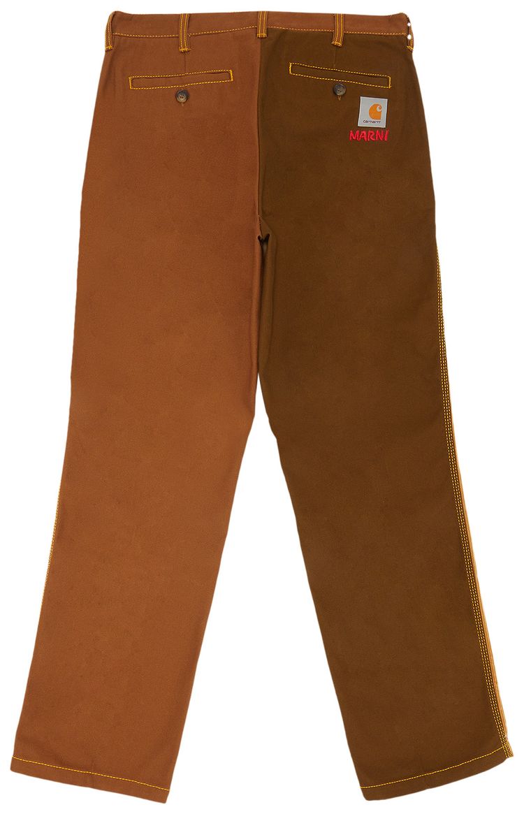 Marni x Carhartt WIP Trousers Tobacco