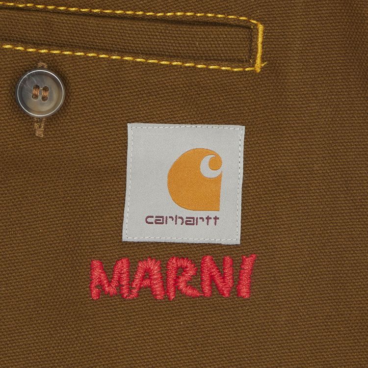 Marni x Carhartt WIP Trousers Tobacco