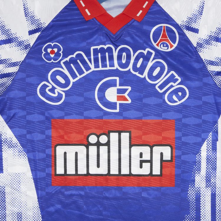 Paris Saint Germain Maillot PSG Exterieur 1992 Jersey Blue