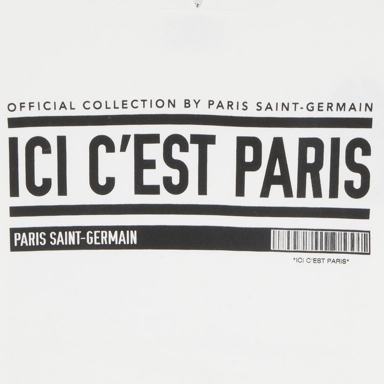 Paris Saint Germain Ici Cest Paris Oversized Hooded Sweatshirt White