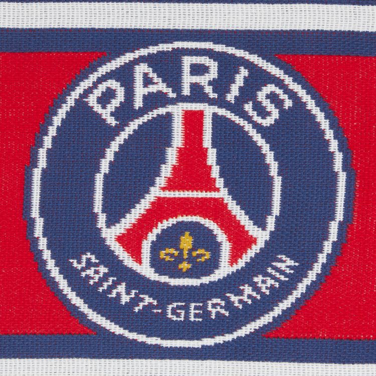 Paris Saint Germain Paris Striped Scarf Red