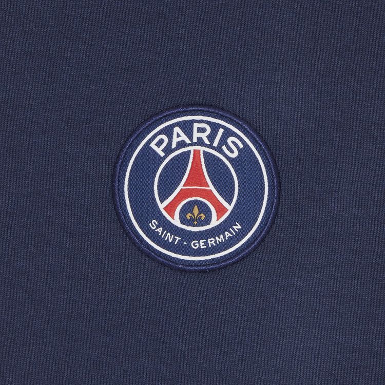 Paris Saint Germain Essential Logo Hooded Sweatshirt Blue