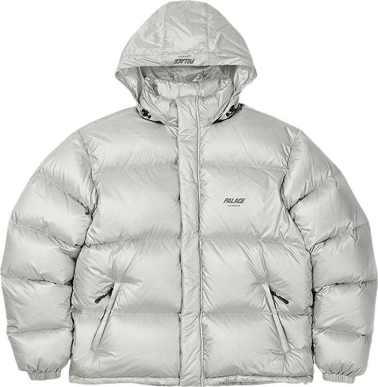 Palace Pertex London Puffa Silver