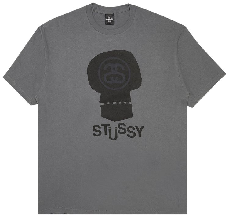 Stussy Link Skull Tee Black