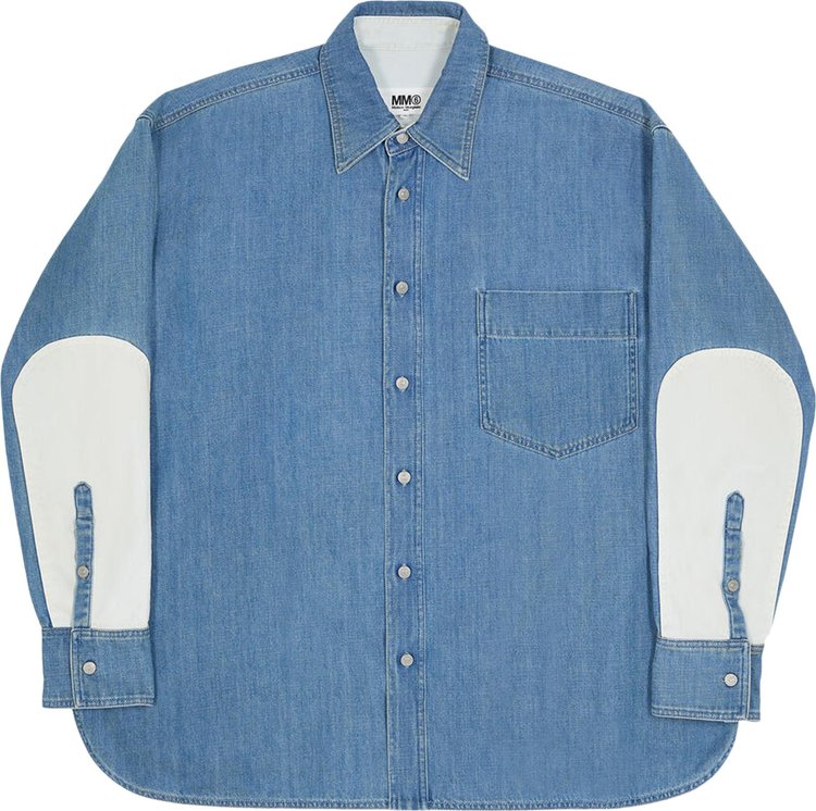 MM6 Maison Margiela Denim Shirt GreyLight Blue