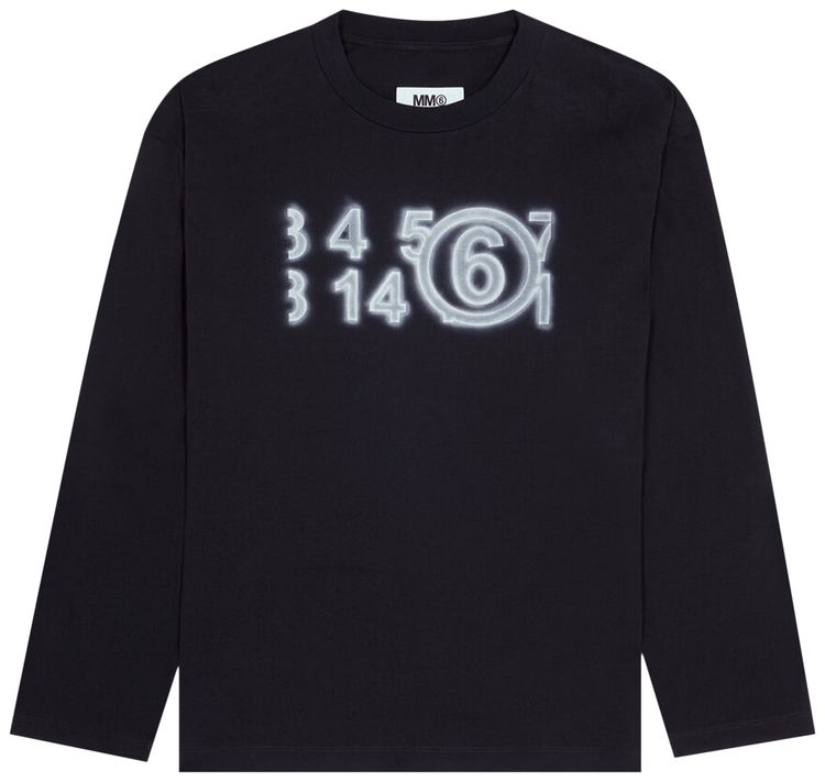 MM6 Maison Margiela Long Sleeve Black