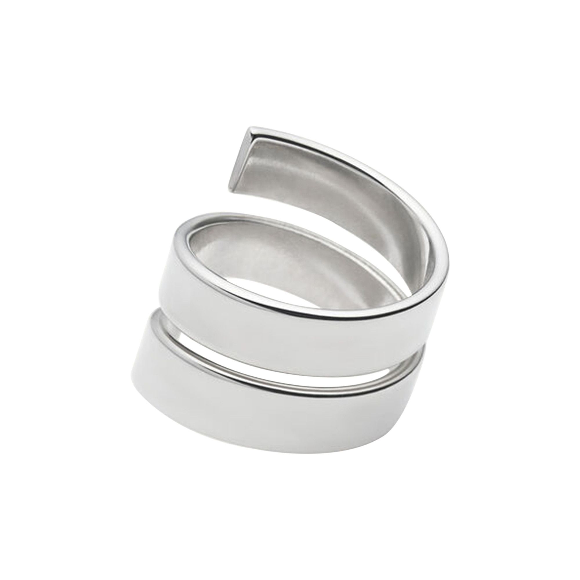Buy MM6 Maison Margiela Ring 'Polished Palladio' - SM6UQ0038