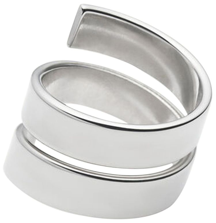 MM6 Maison Margiela Ring Polished Palladio