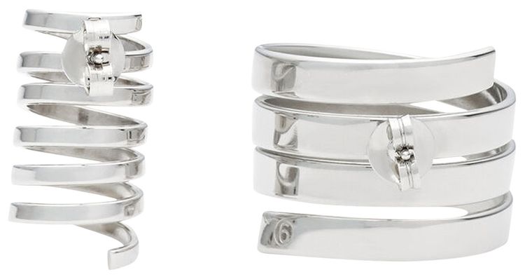 MM6 Maison Margiela Earring Polished Palladio