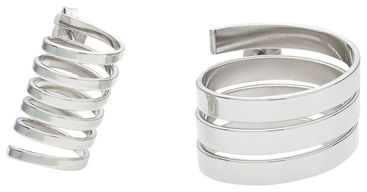 MM6 Maison Margiela Earring Polished Palladio