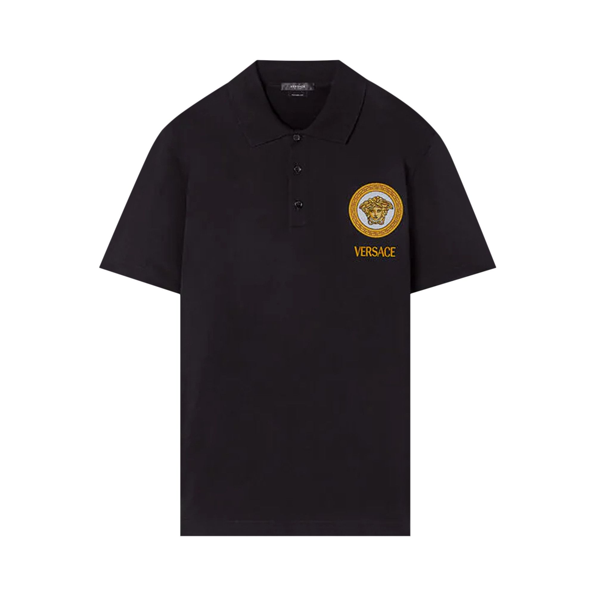 Buy Versace Medusa Polo Black 1008503 1A06081 1B000 GOAT