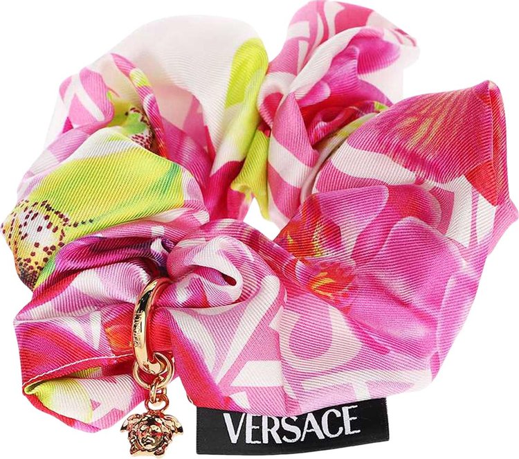 Versace Scrunchie 'White/Pink'