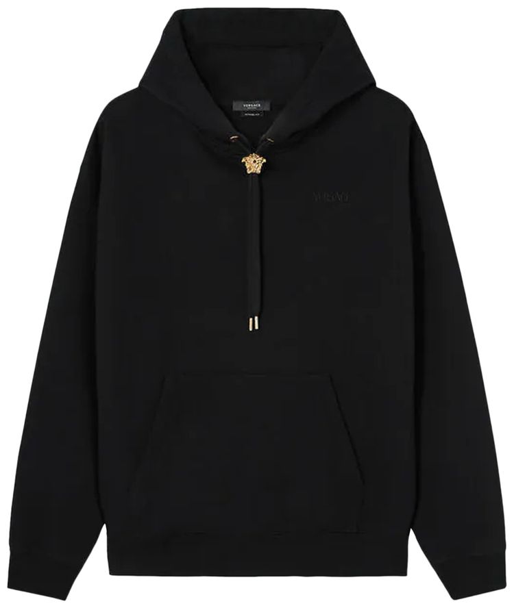 Versace Fleece Hoodie Black