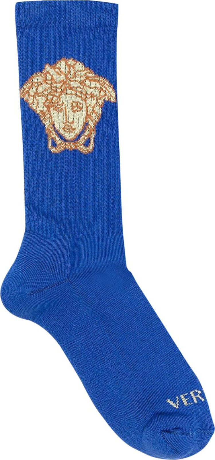 Versace Medusa Logo Socks 'Cobalt/Gold'