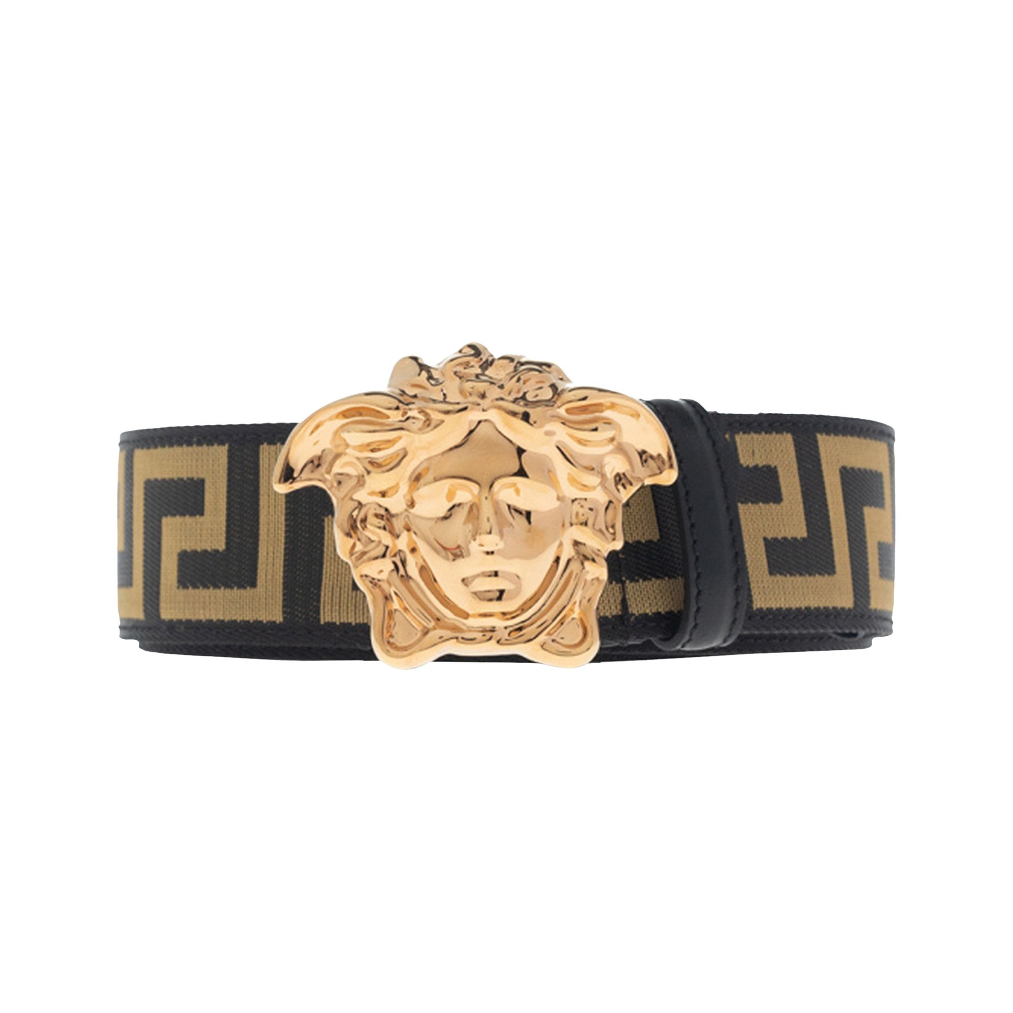 Buy Versace Belt Black Gold DCU8061 DNAS62 2B15V GOAT