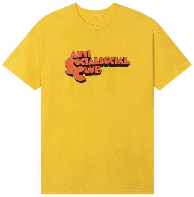 Anti Social Social Club Clamps Tee Daisy Yellow