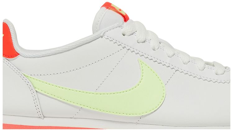 Nike Wmns Classic Cortez Leather Volt Flash Crimson