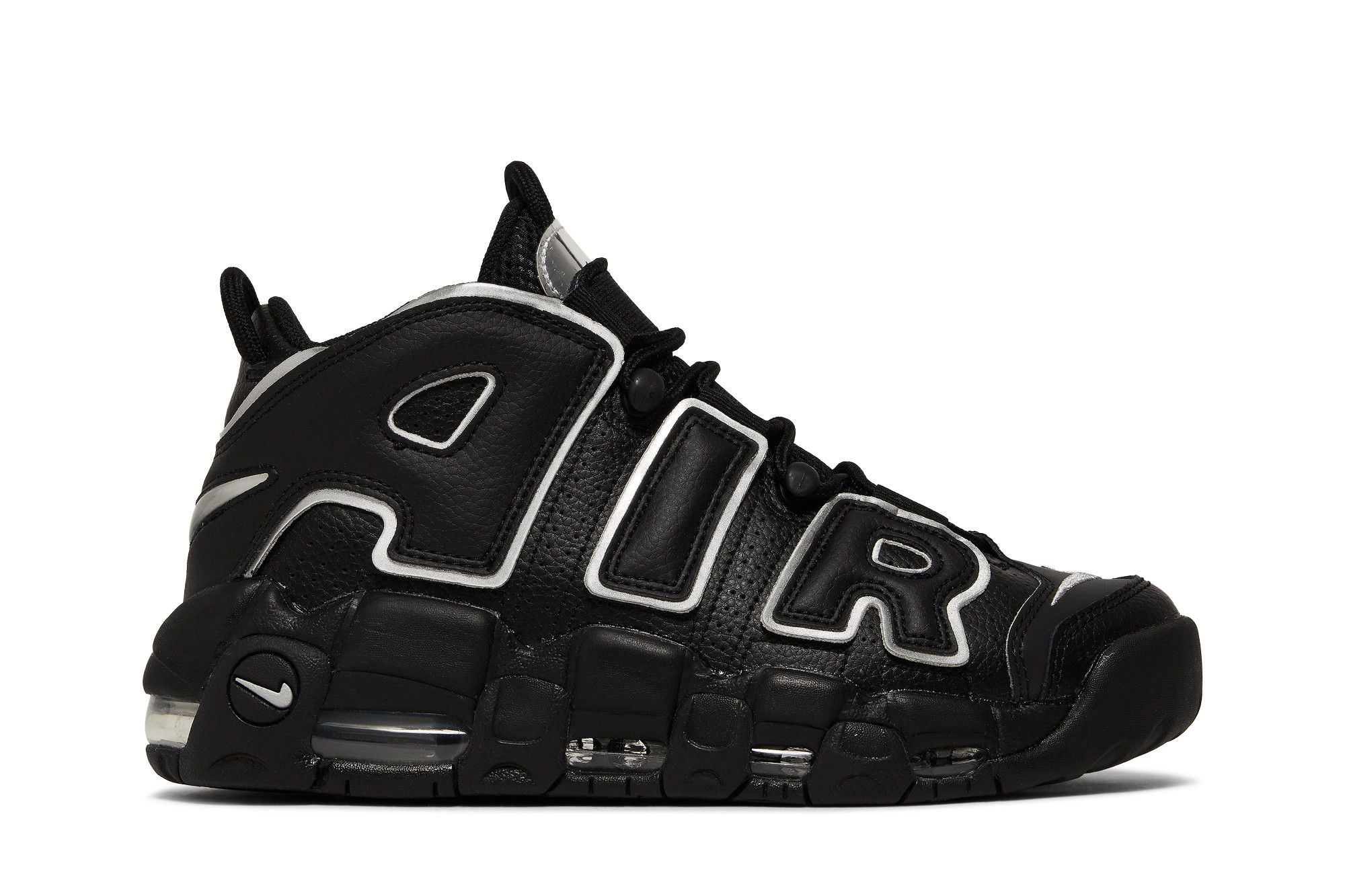 Buy Wmns Air More Uptempo Black Metallic Silver DQ0839 001 GOAT UK
