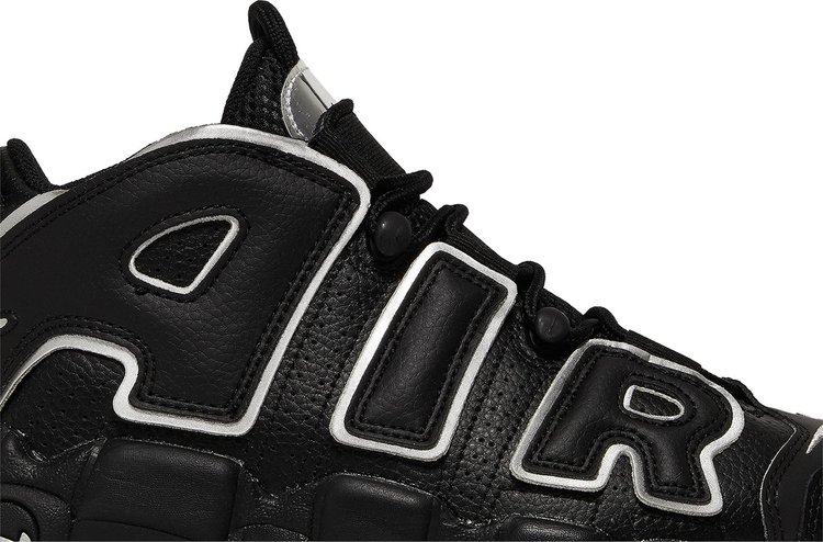 Wmns Air More Uptempo Black Metallic Silver