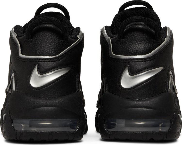 Wmns Air More Uptempo Black Metallic Silver