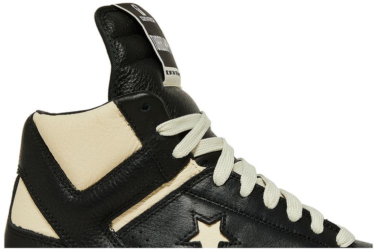 Rick Owens x DRKSHDW TURBOWPN Mid Black Cloud Cream