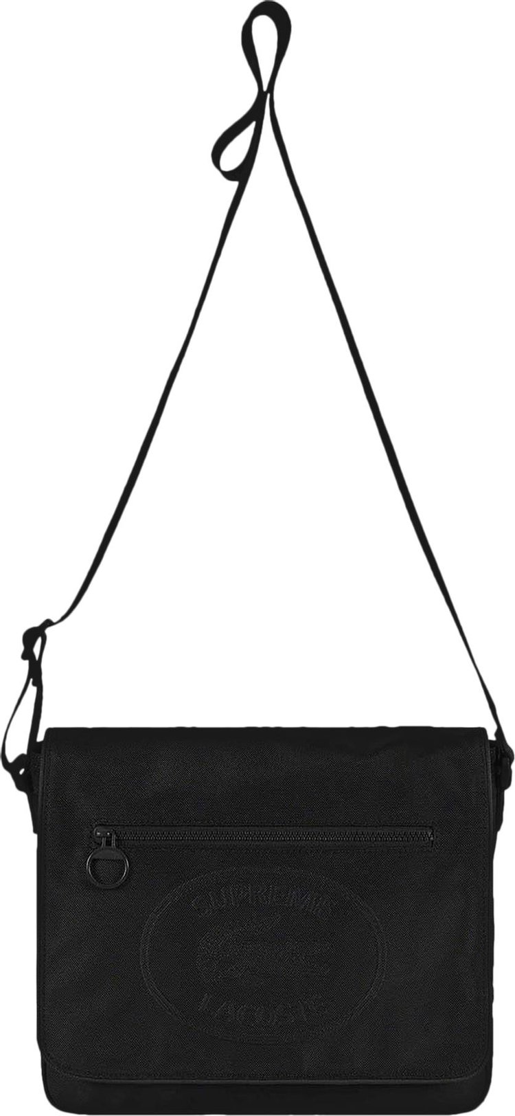 Lacoste leather black Messenger Bag