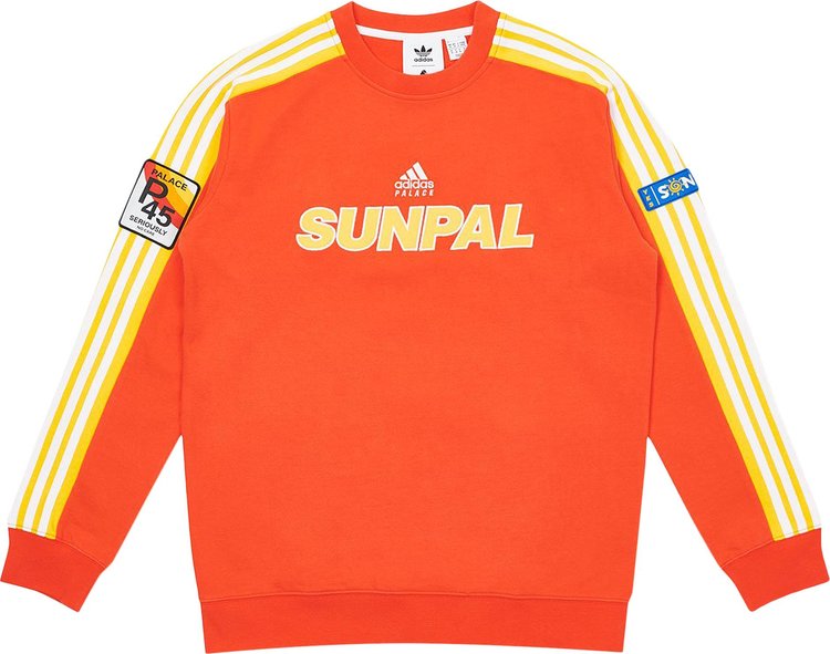 Palace x adidas Sunpal Crewneck 'Bright Orange'