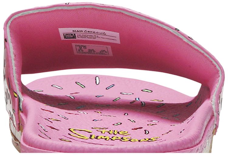 The Simpsons x Vans Slide On Pink Dohnut