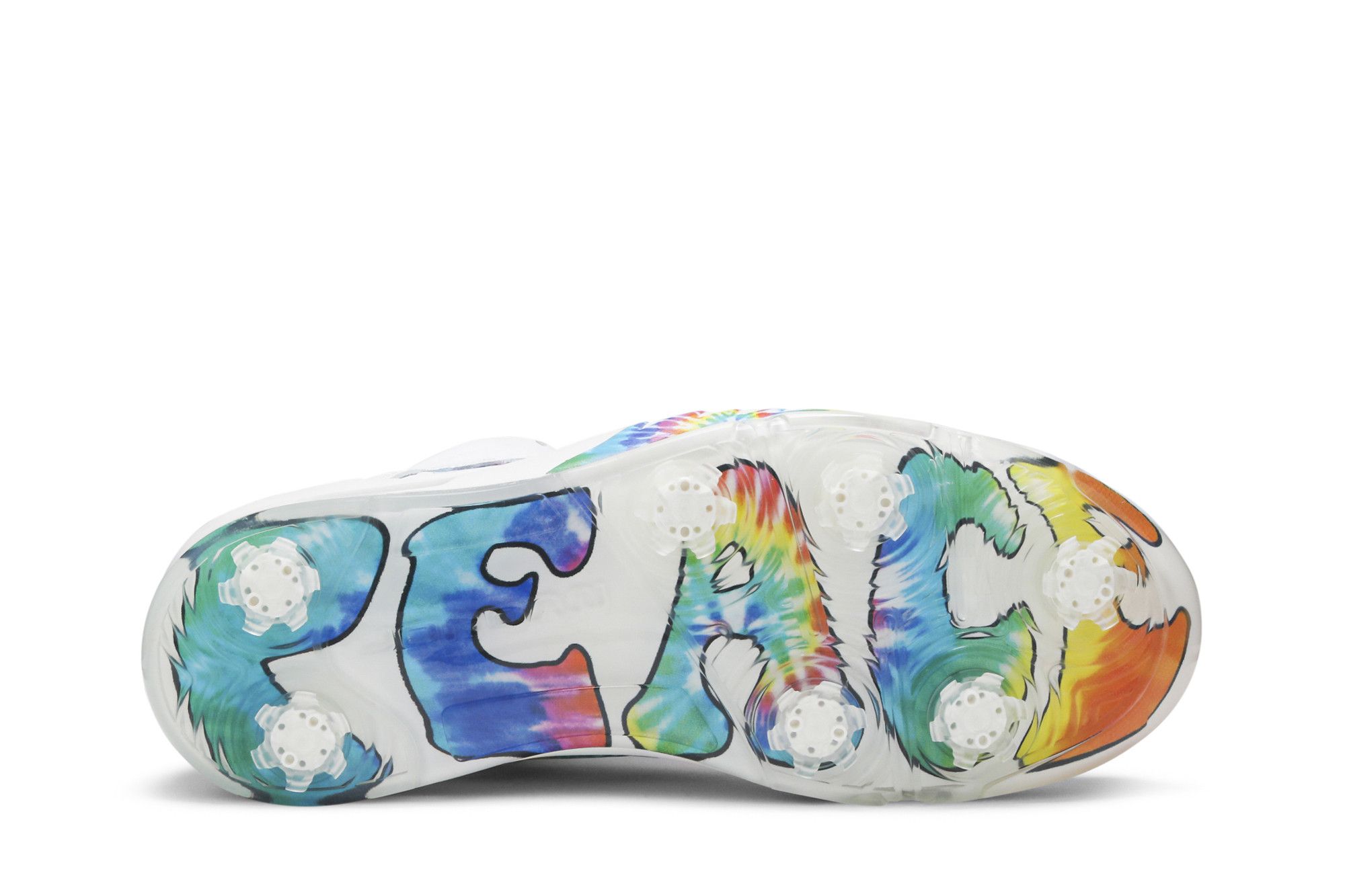 tie dye nike golf shoes