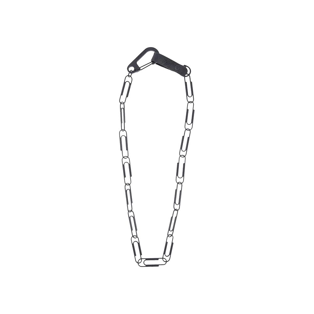 Buy OffWhite Paperclip Chain 'Black' OMZG028E20MET0011000 GOAT