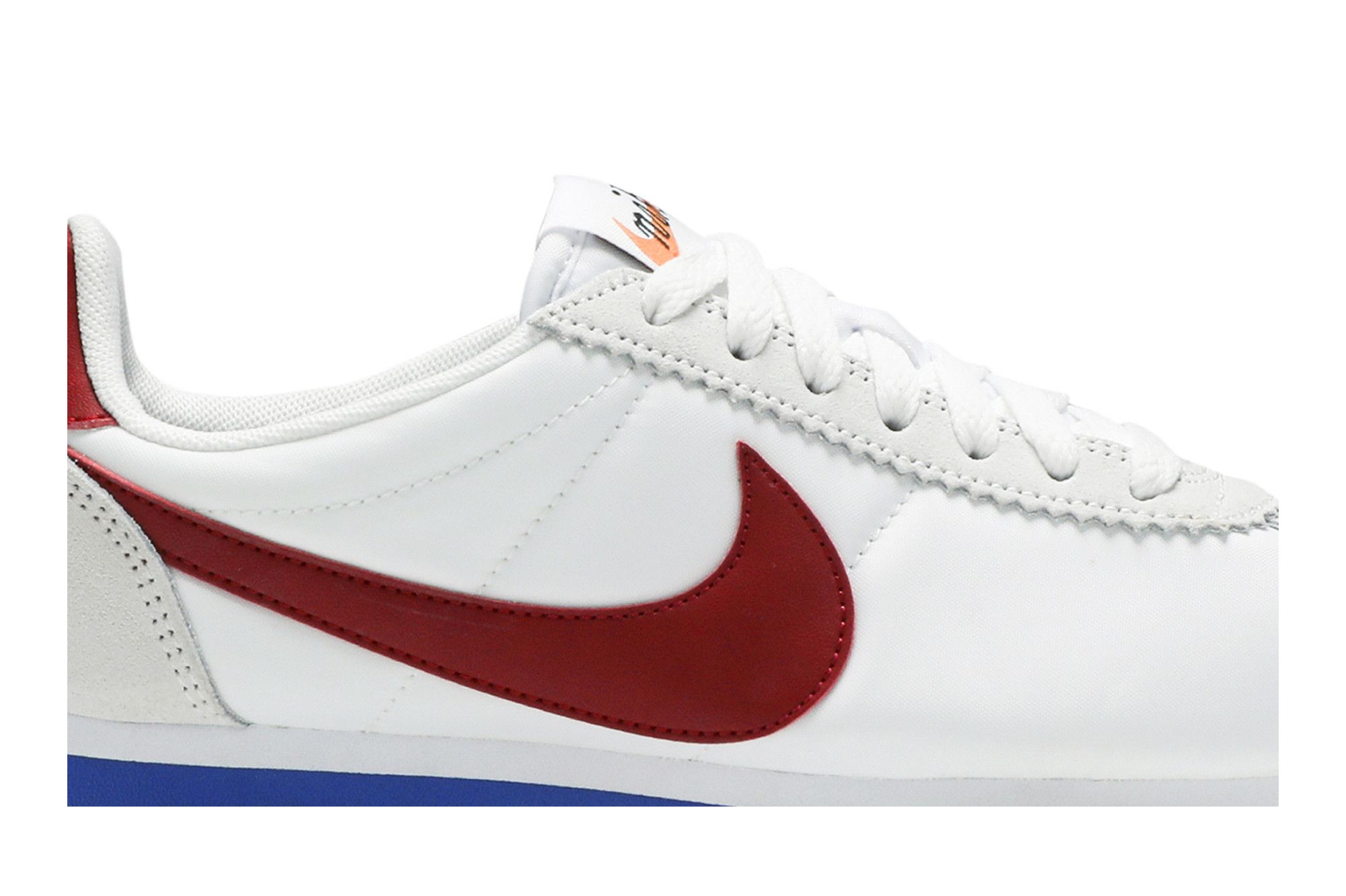 Nike cortez classic white varsity red cheap
