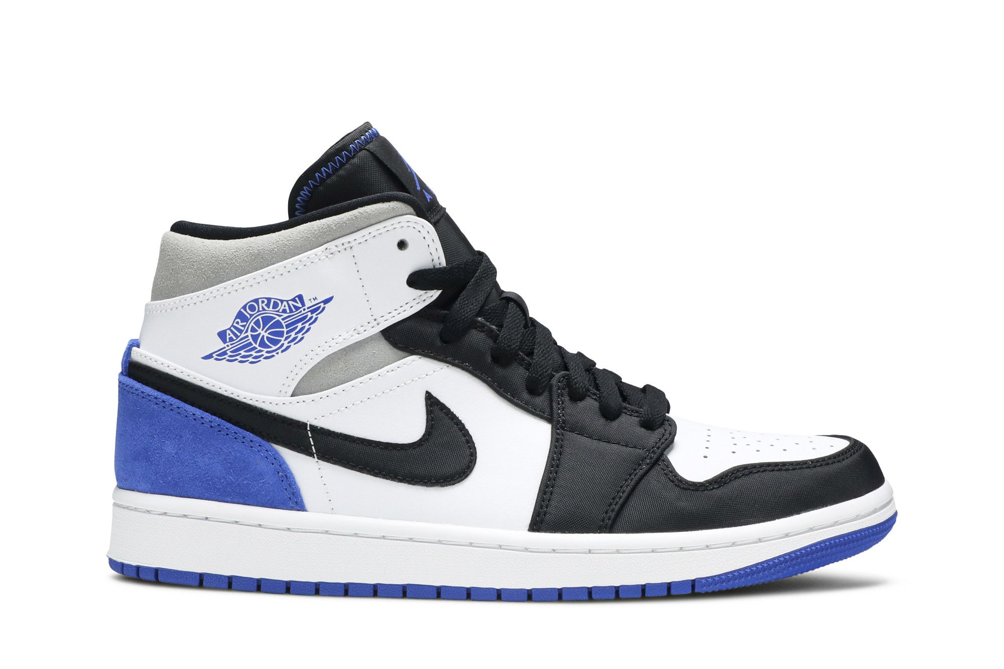 Buy Air Jordan 1 Mid SE Royal Black Toe 852542 102 GOAT