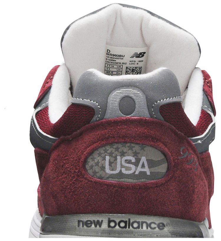 New Balance 993 Made in USA Burgundy