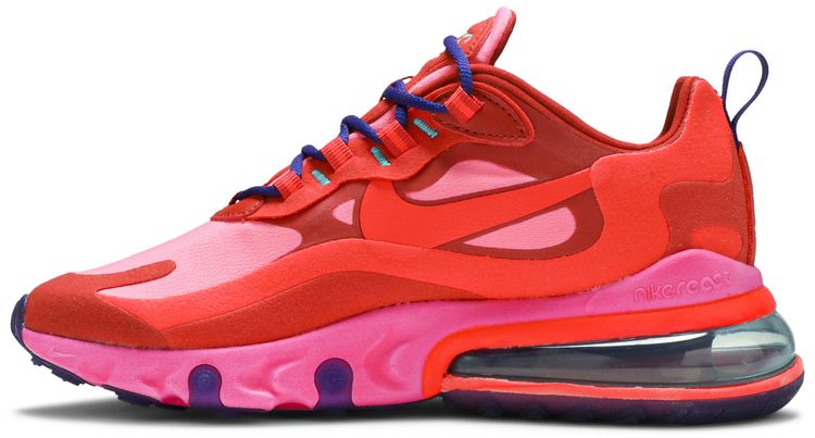 Nike Wmns Air Max 270 React Mystic Red Pink Blast