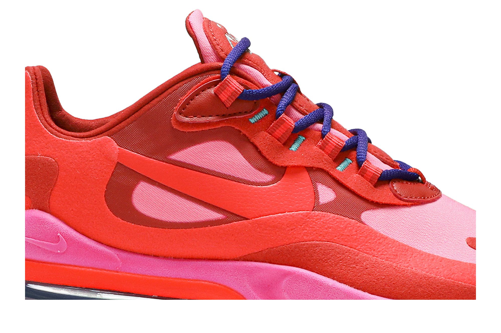 Nike w air max 270 react - mystic red/bright crimson top