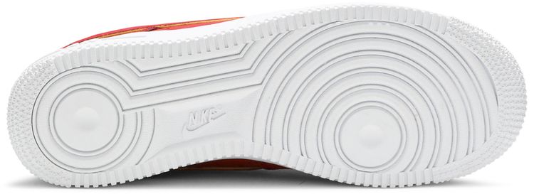 Nike Wmns Air Force 1 Low Red Gold Swoosh