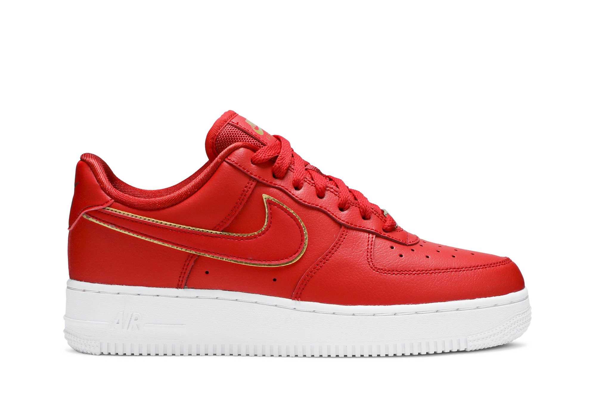 Wmns Air Force 1 Low 'Red Gold Swoosh' | GOAT