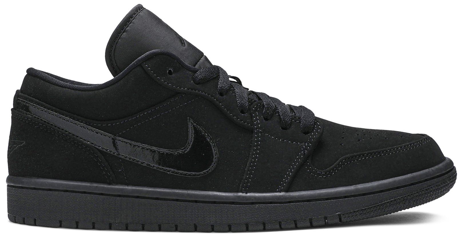triple black air jordan 1 low