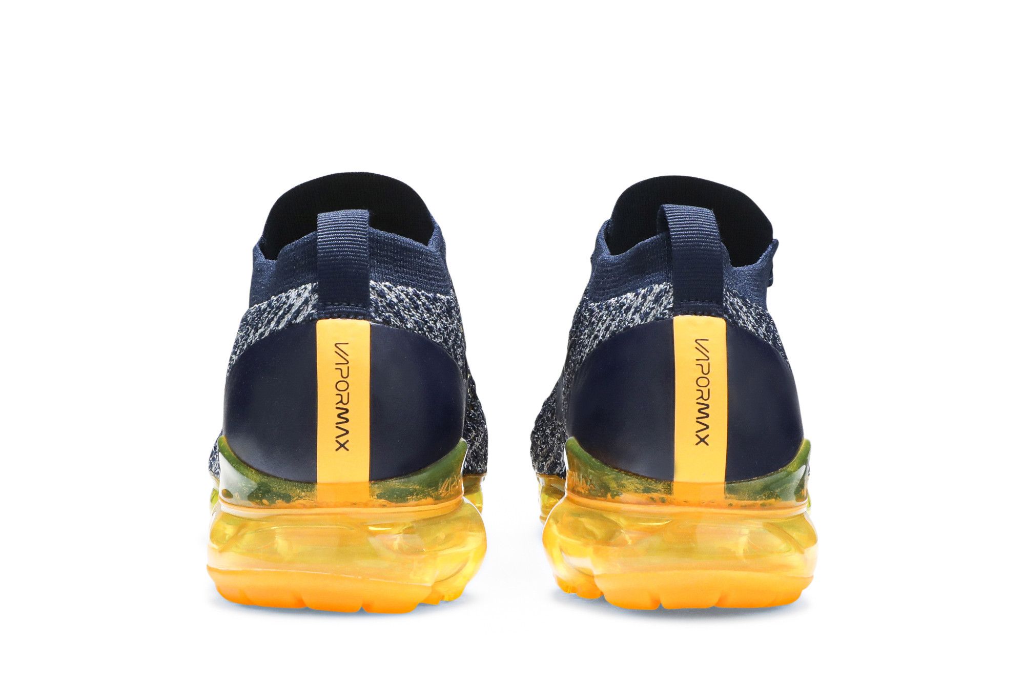 Size 7.0 Air VaporMax Flyknit 3 College Navy Orange